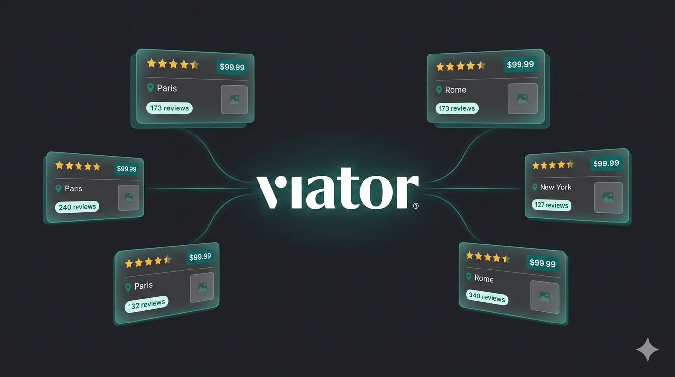 How to Scrape Viator Tour and Activity Listings